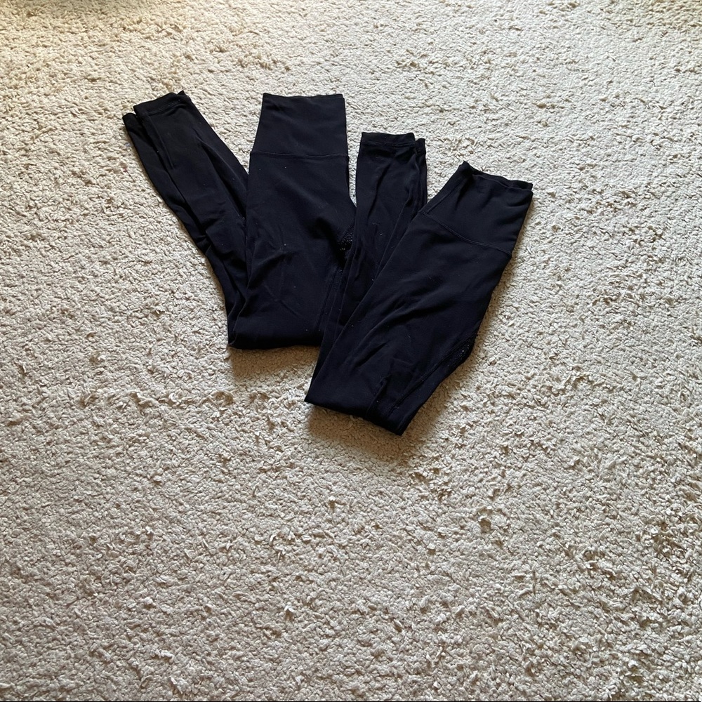 Set of 2 Lululemon Align Leggings - Size 2 - VERY USED CONDITION**